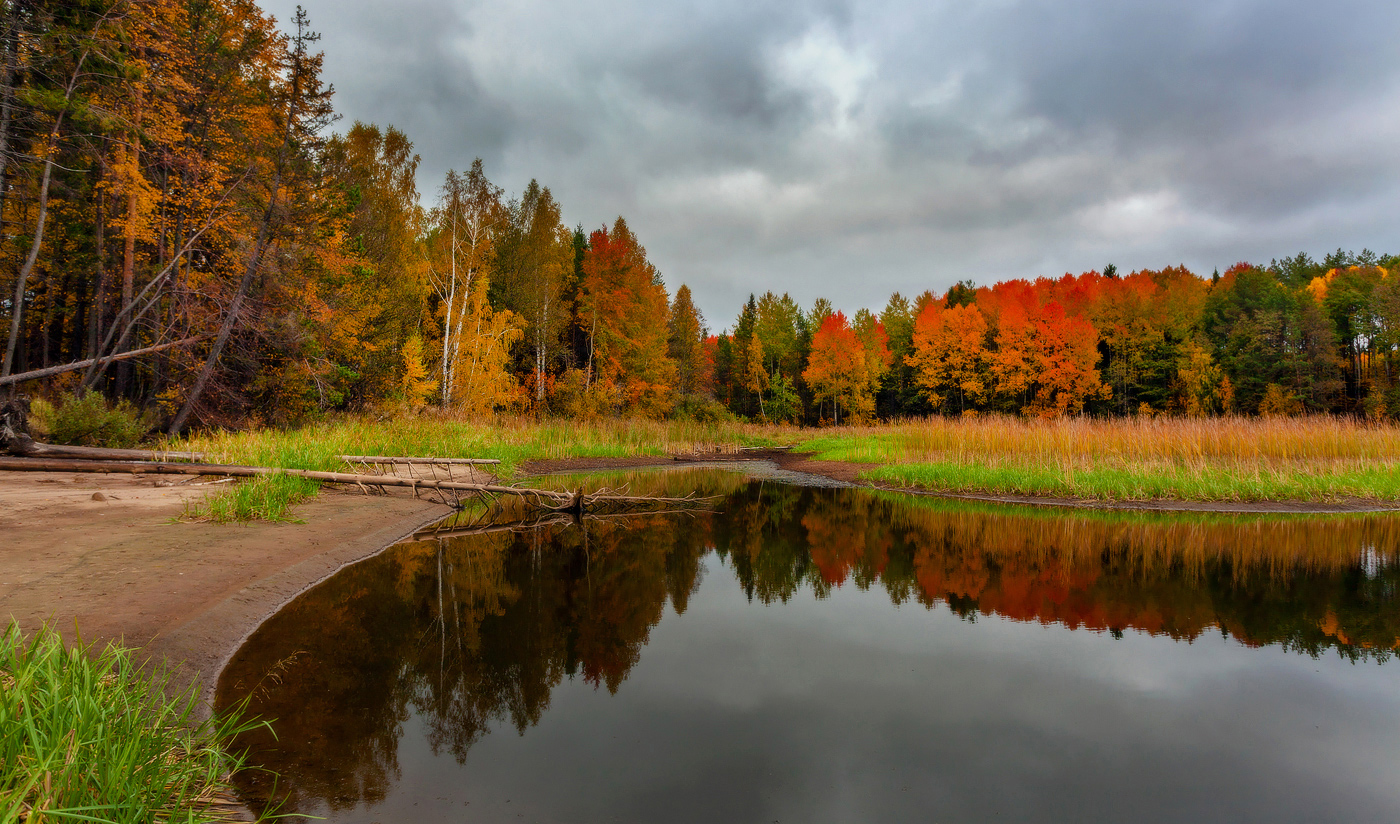 allen Farben des Herbstes