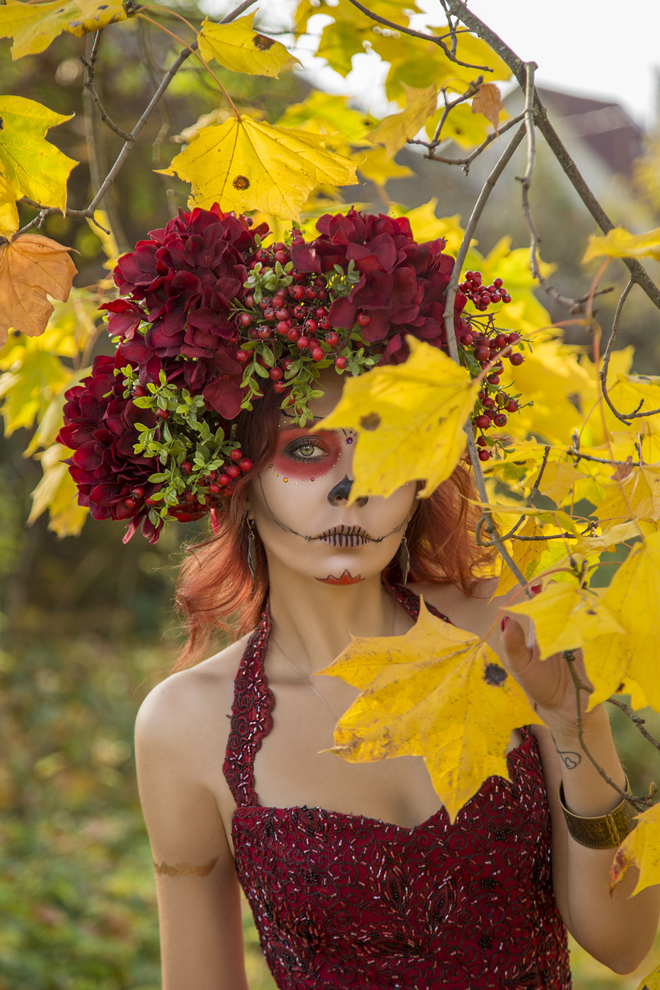 allen Farben des Herbstes