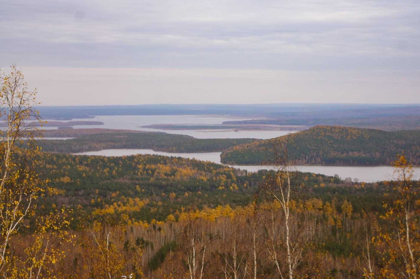 allen Farben des Herbstes
