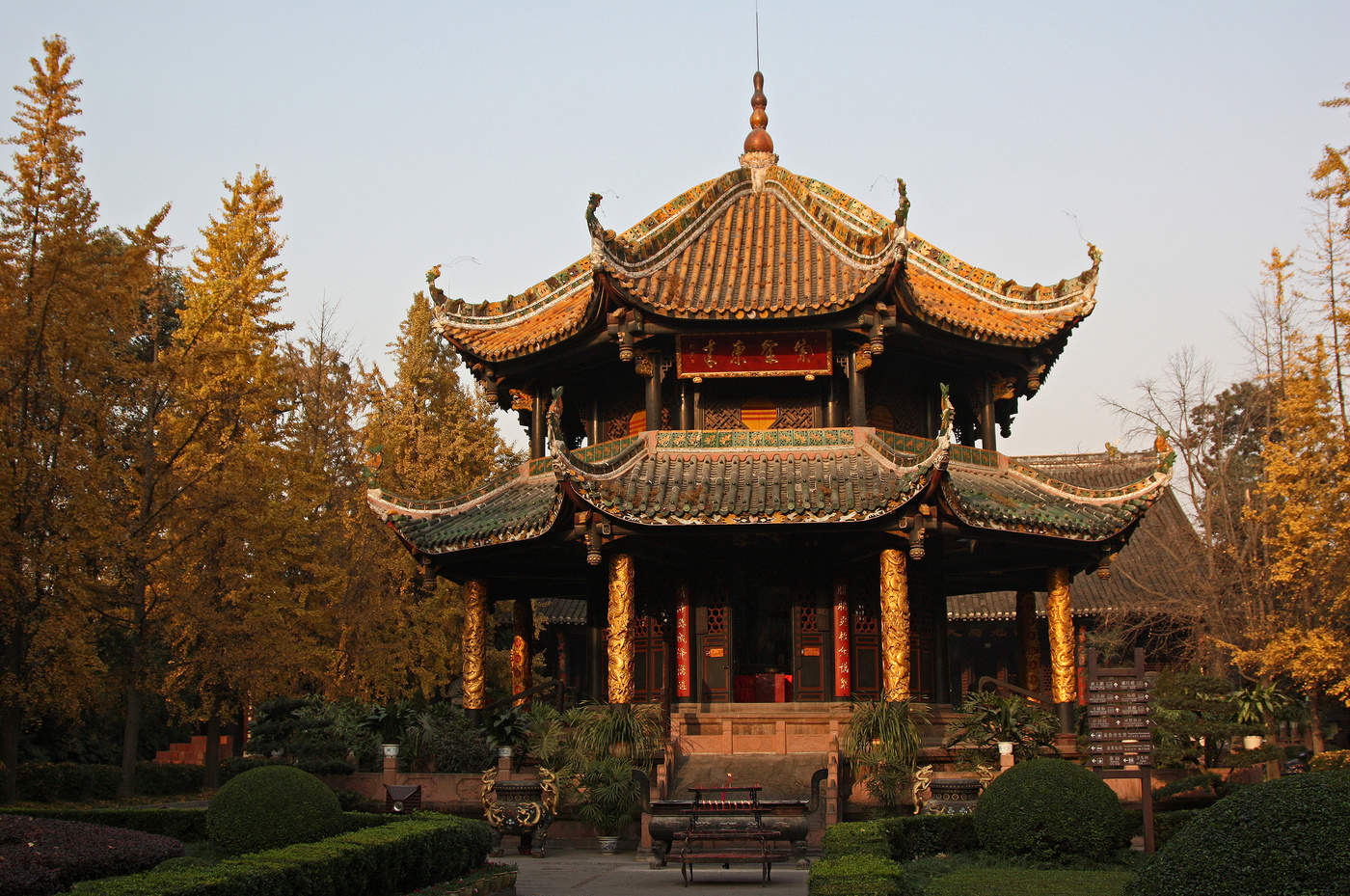 allen Farben des Herbstes