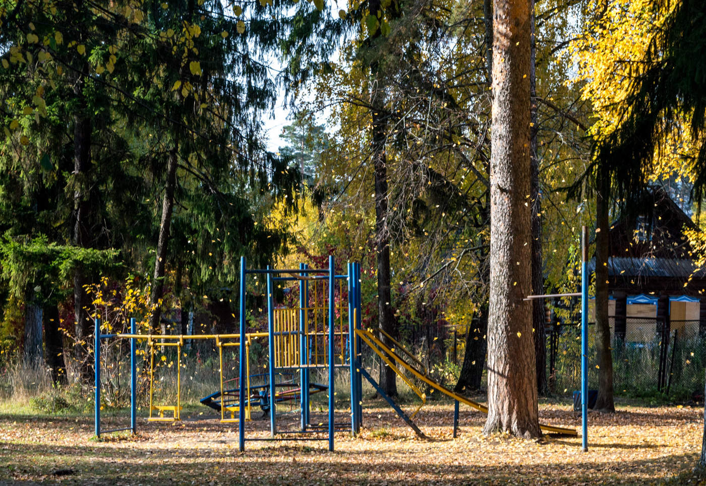 allen Farben des Herbstes