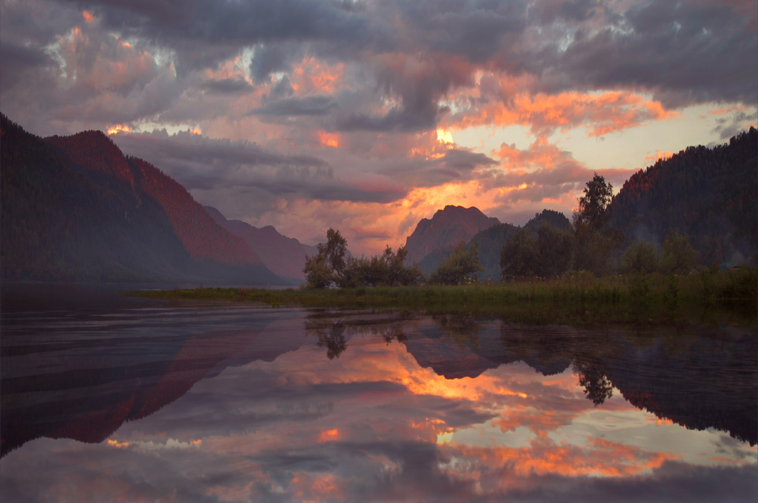 Magischer Sonnenuntergang