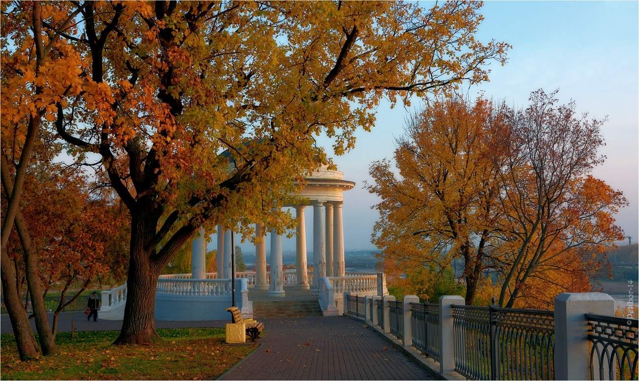 Am frühen Morgen des Spätherbst