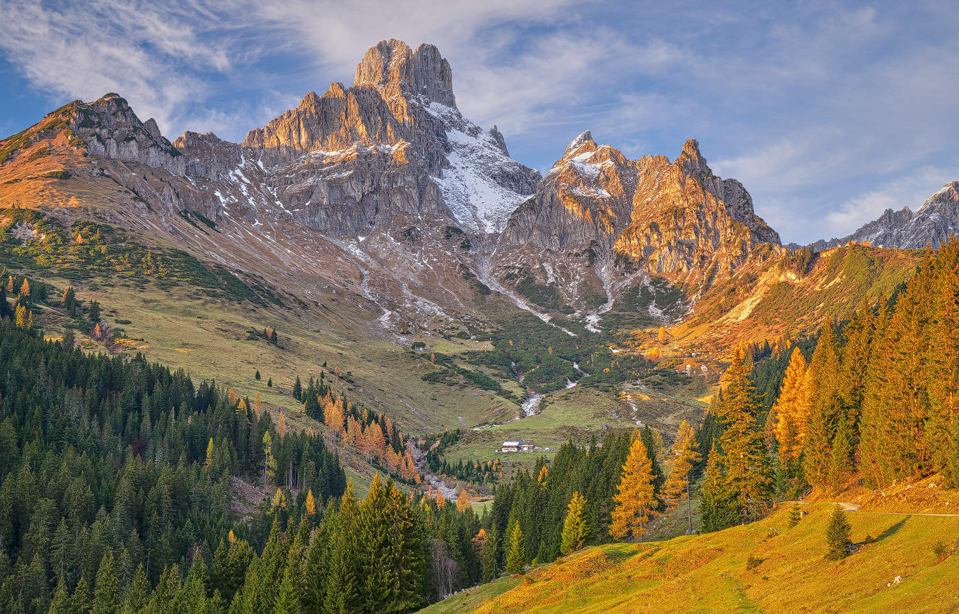 Bischofsmütze im letzten Licht