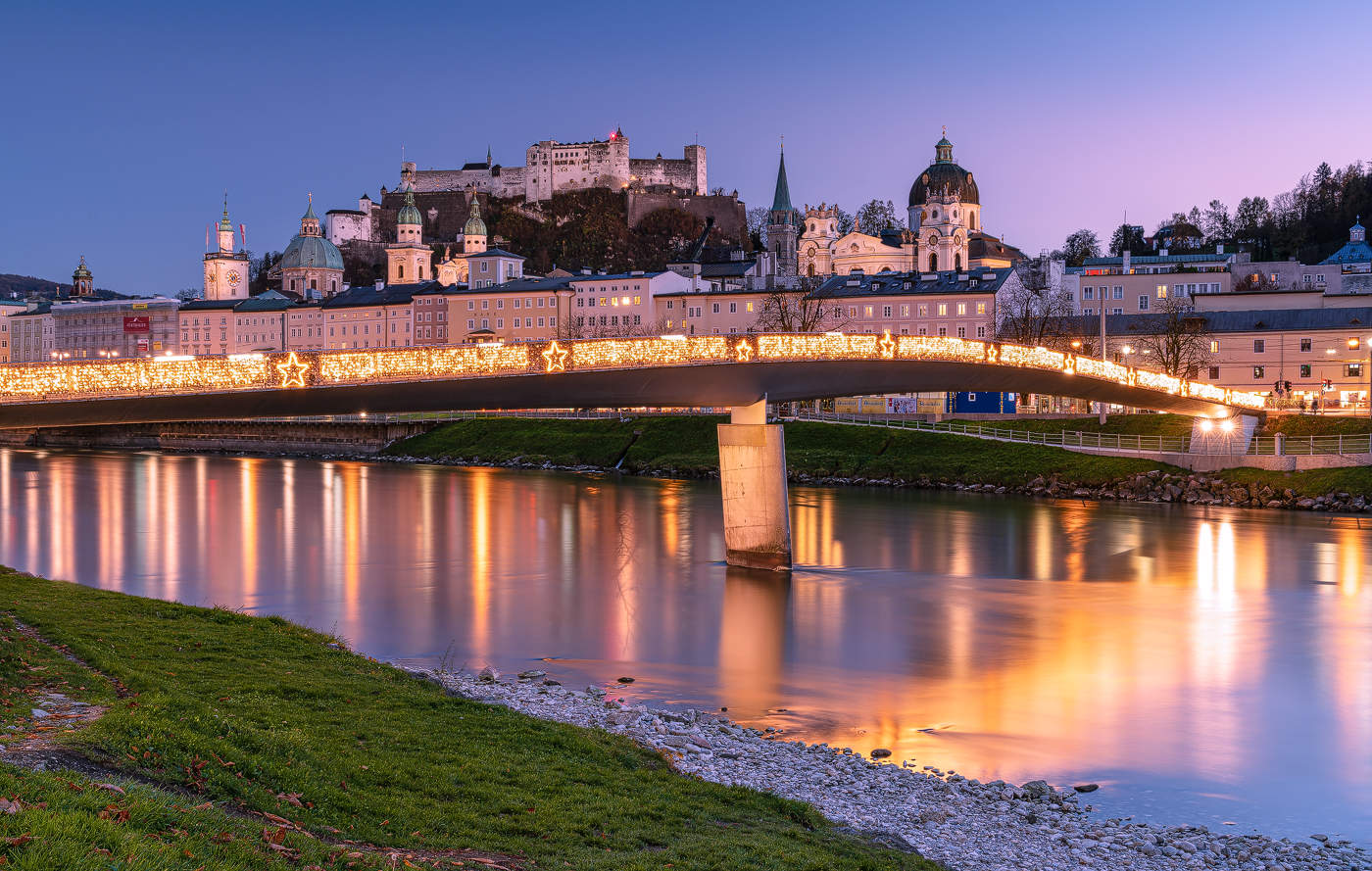 Salzburg bei Nacht