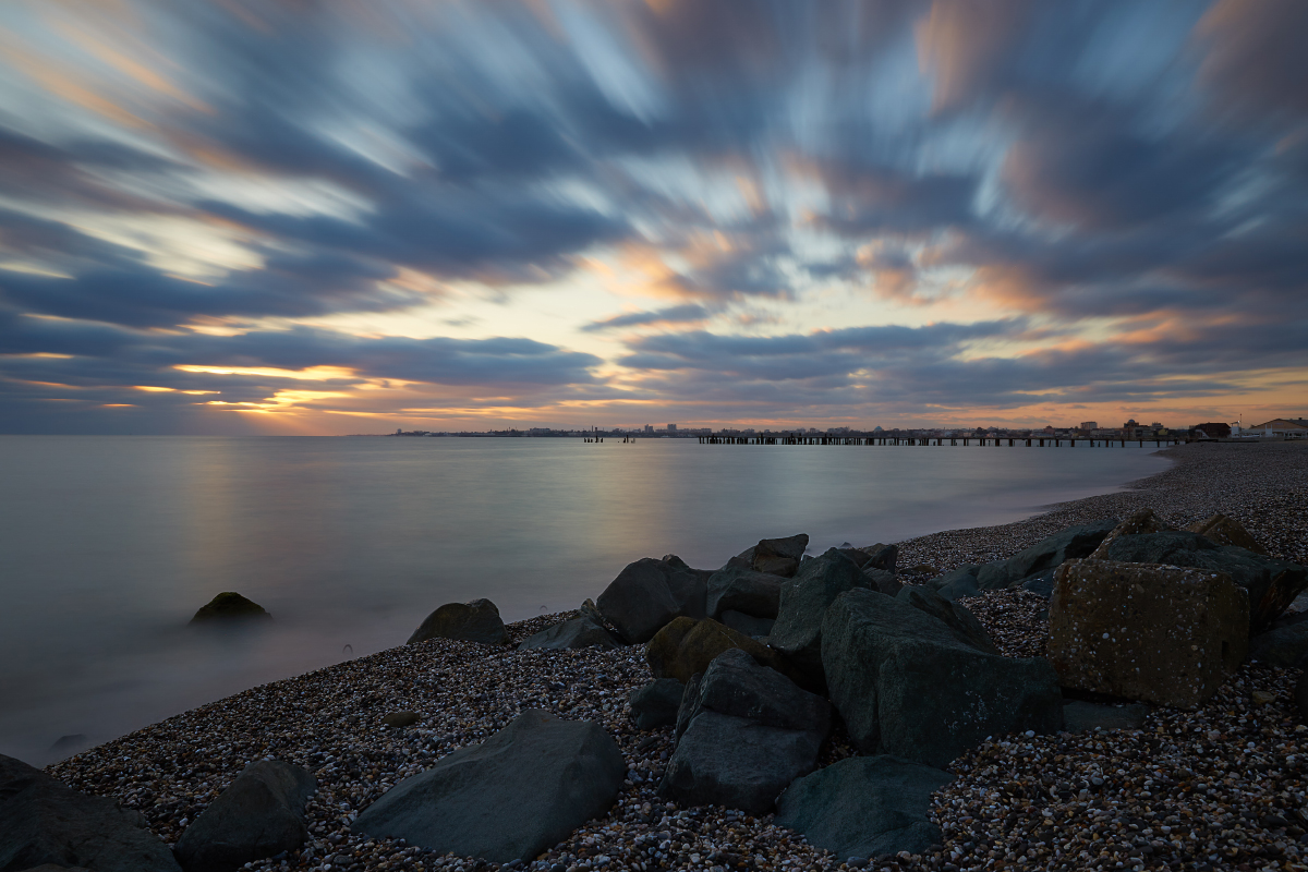 November Sonnenuntergang