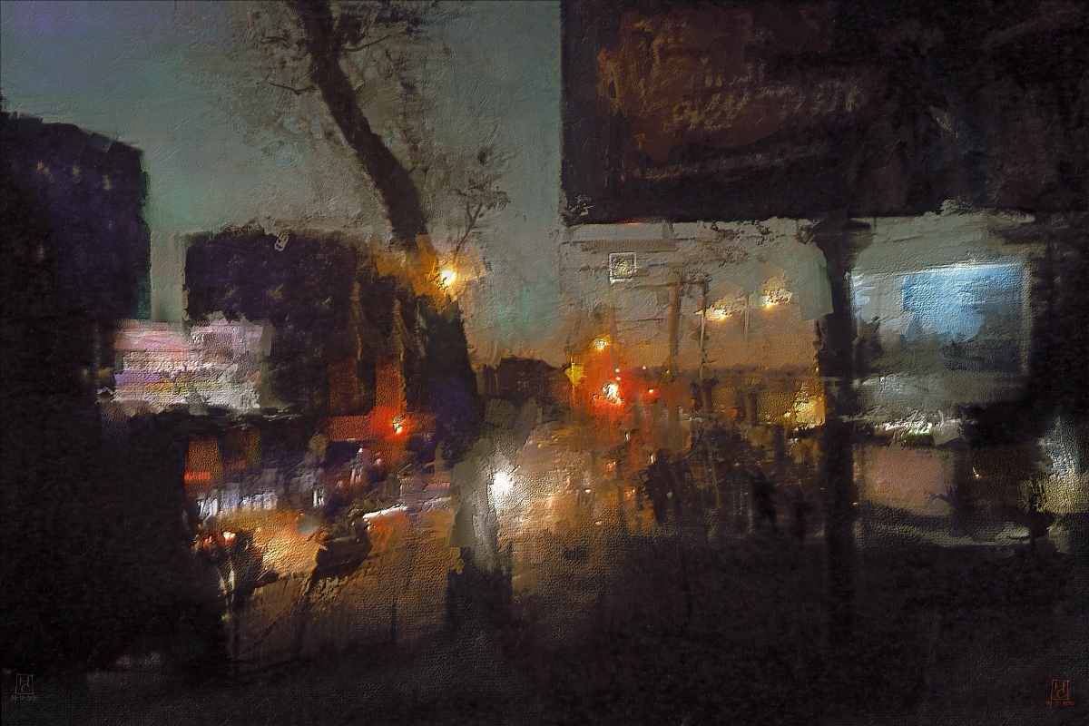 Nacht des harter Tages