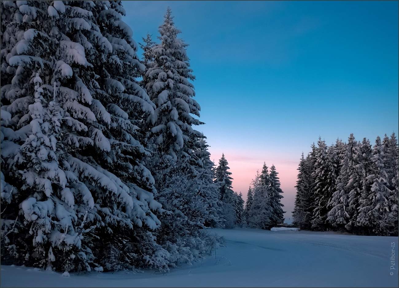 Der Punkt in der Abend