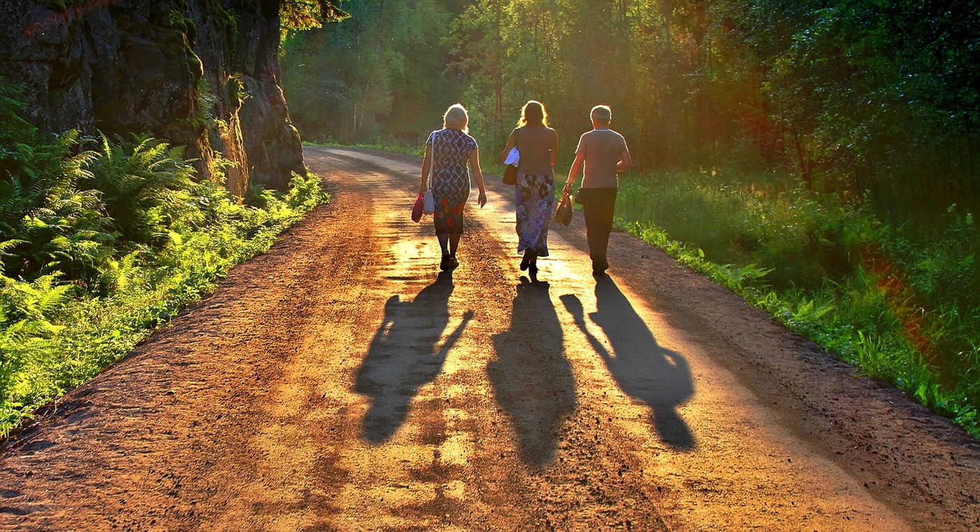 Der Weg zum Tempel ...