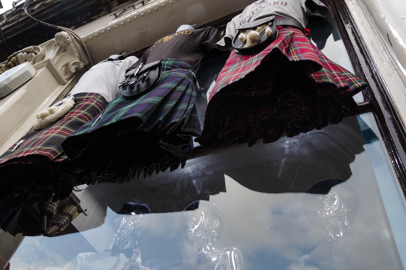 unterm Schottenrock ist gar nichts