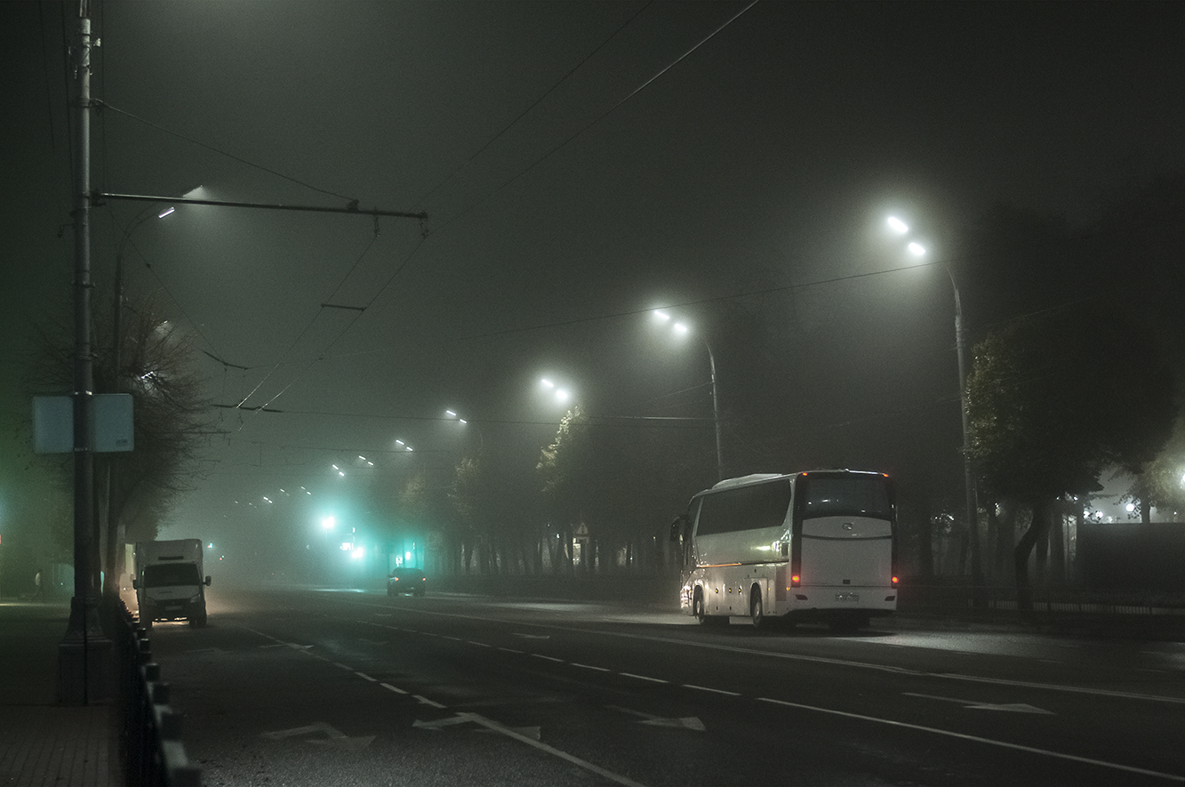 Unterwegs in den Nebel ...