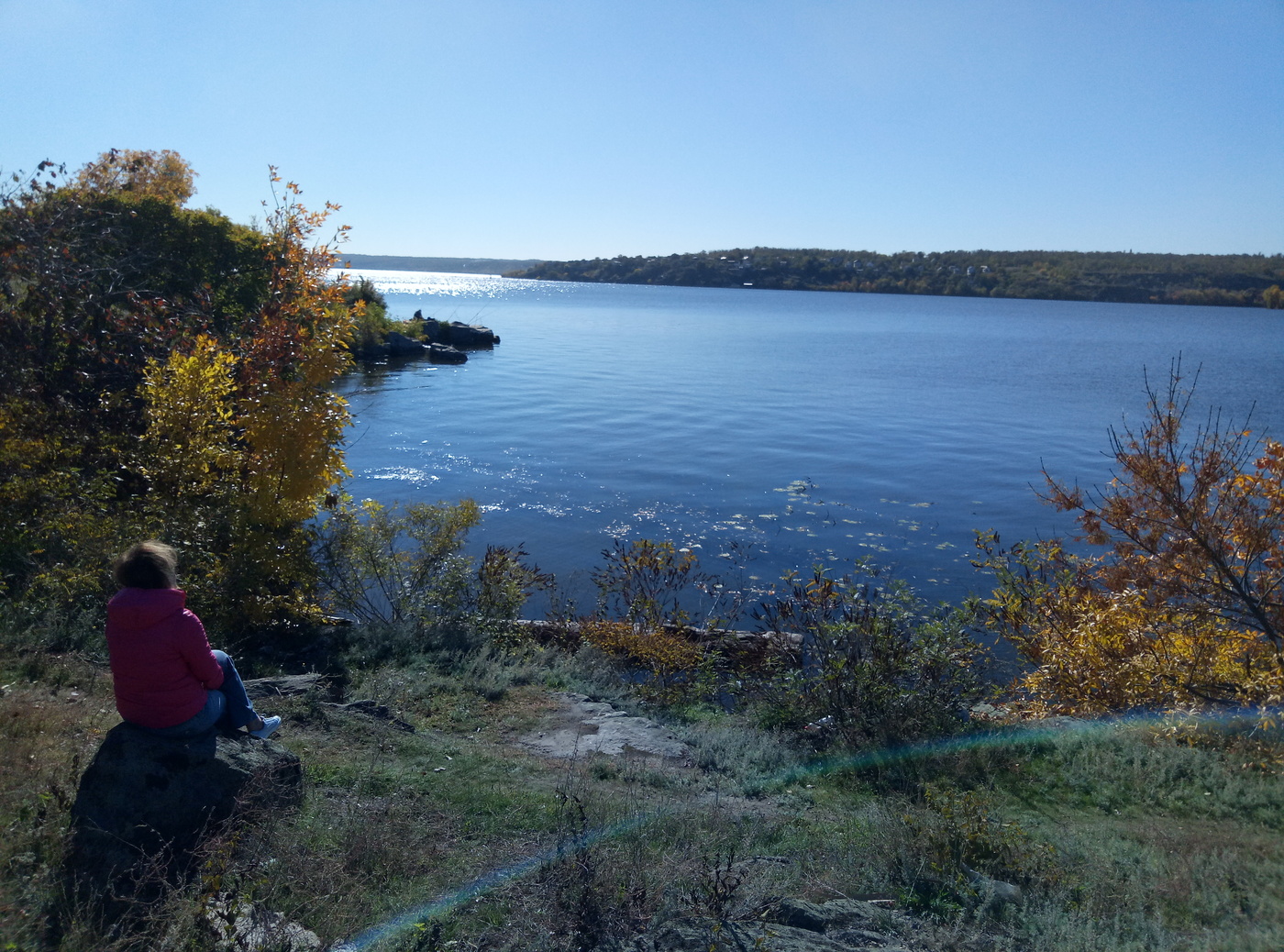 Lovely Dnjepr bei ruhigem Wetter