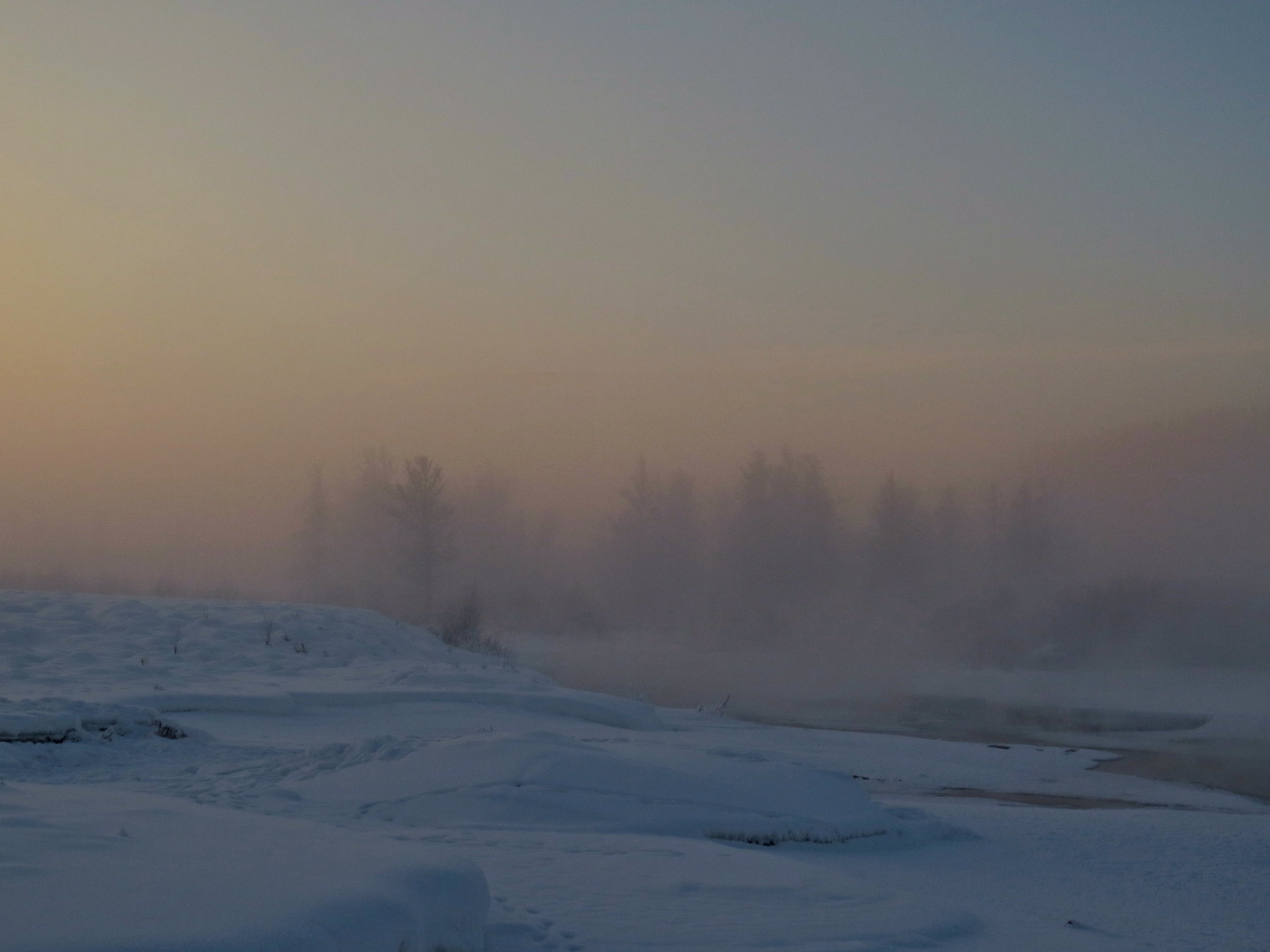 frostigen Morgengrauen