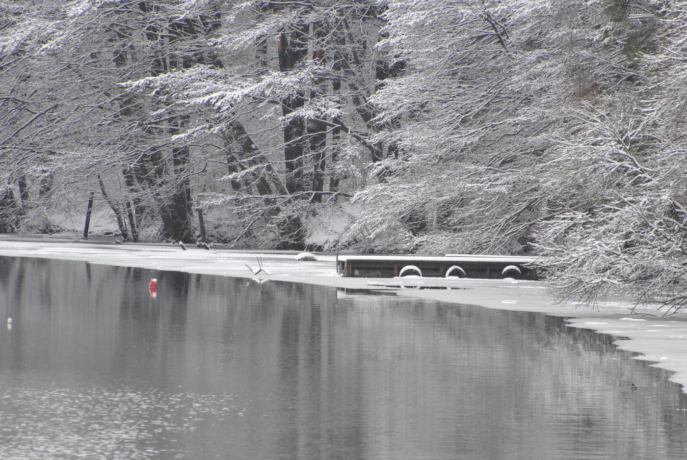 Sonnenuntergang im Winter