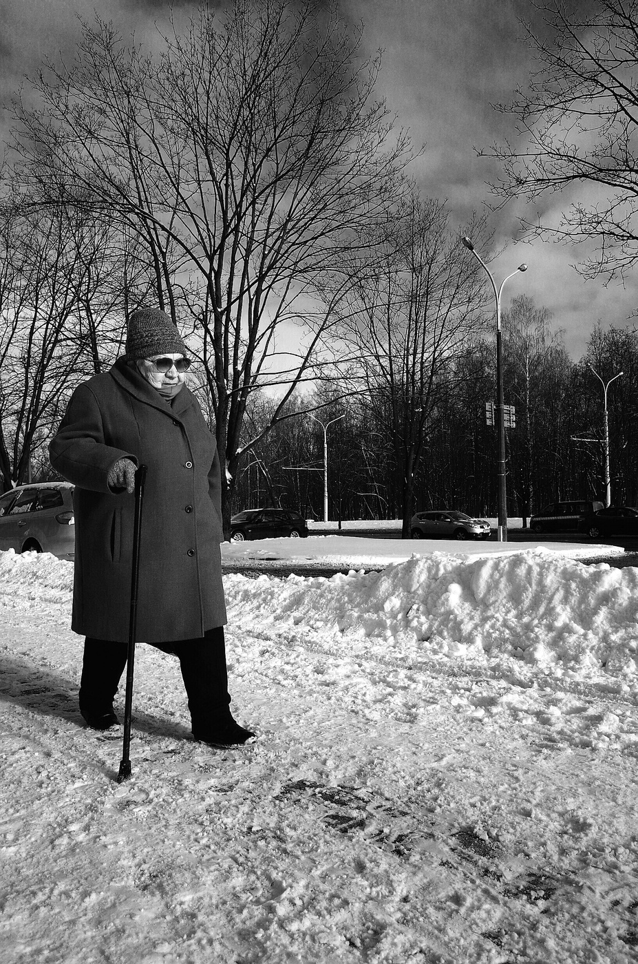 Mrs Churchill on the Walk