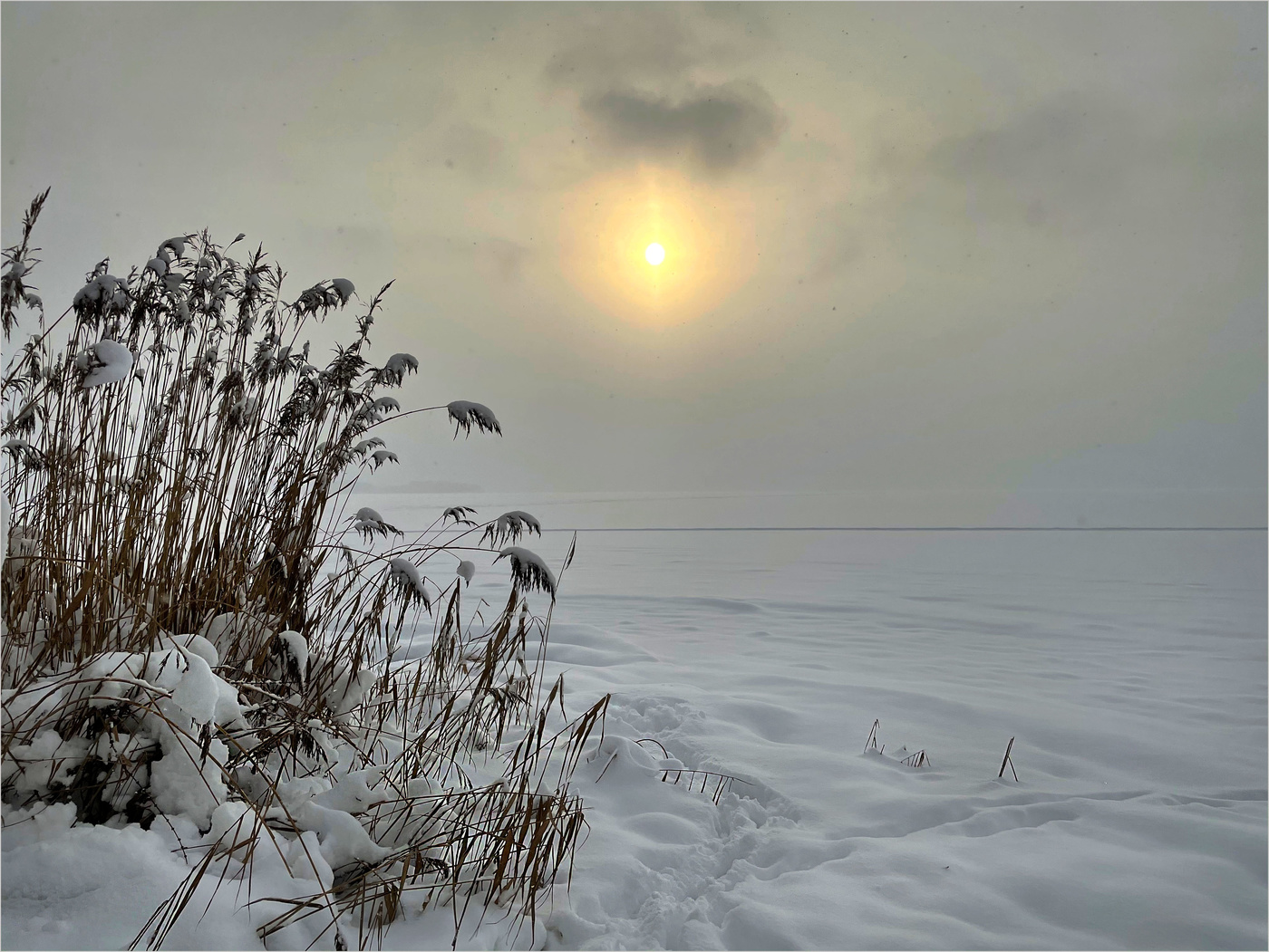 Winter on the Minsk Sea