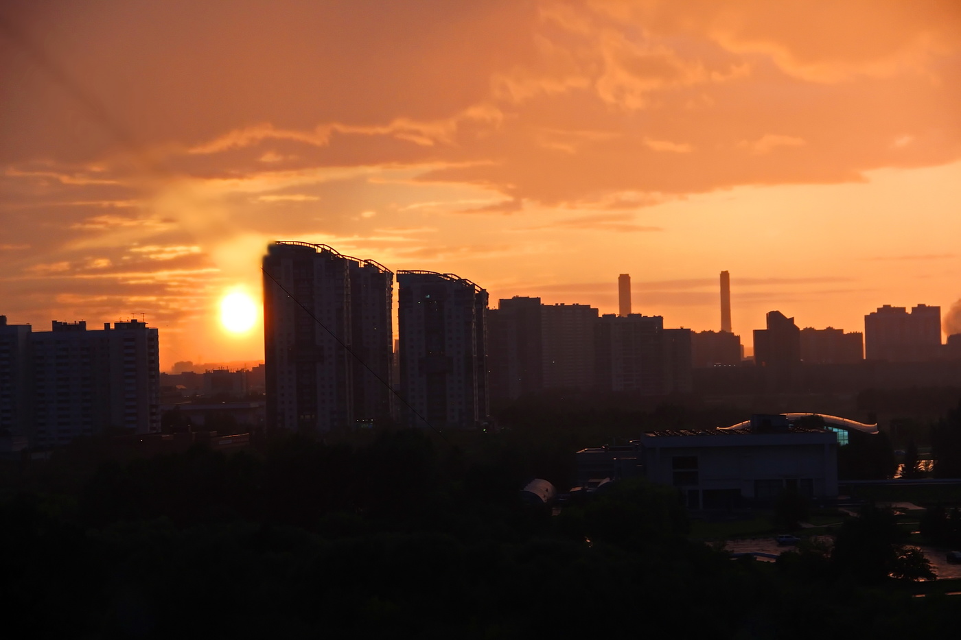 Farben des Sonnenuntergangs