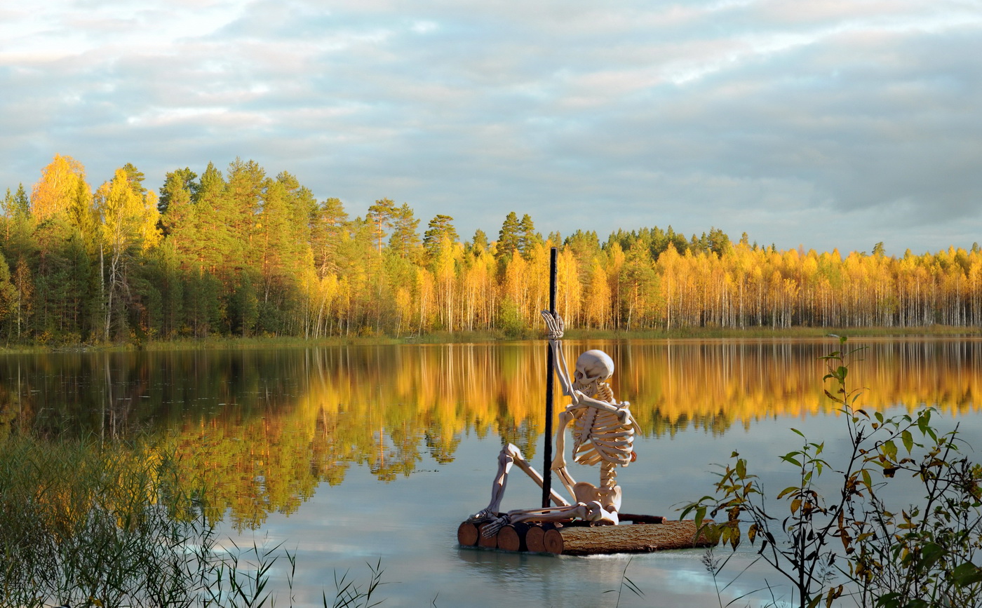 Vor Sonnenuntergang.
