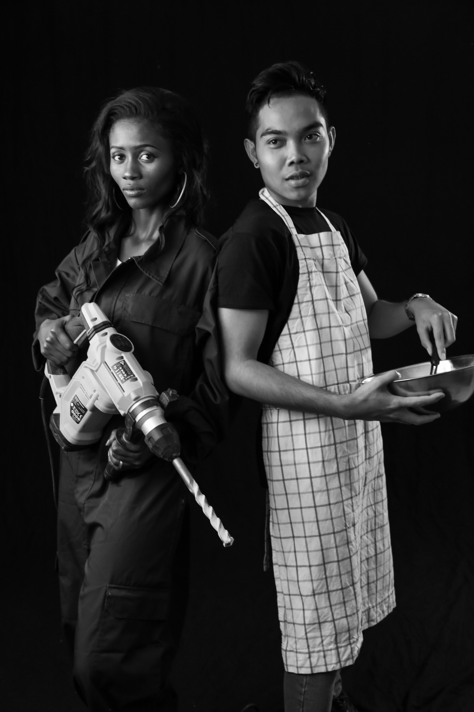 ...den Bohrhammer für mich....