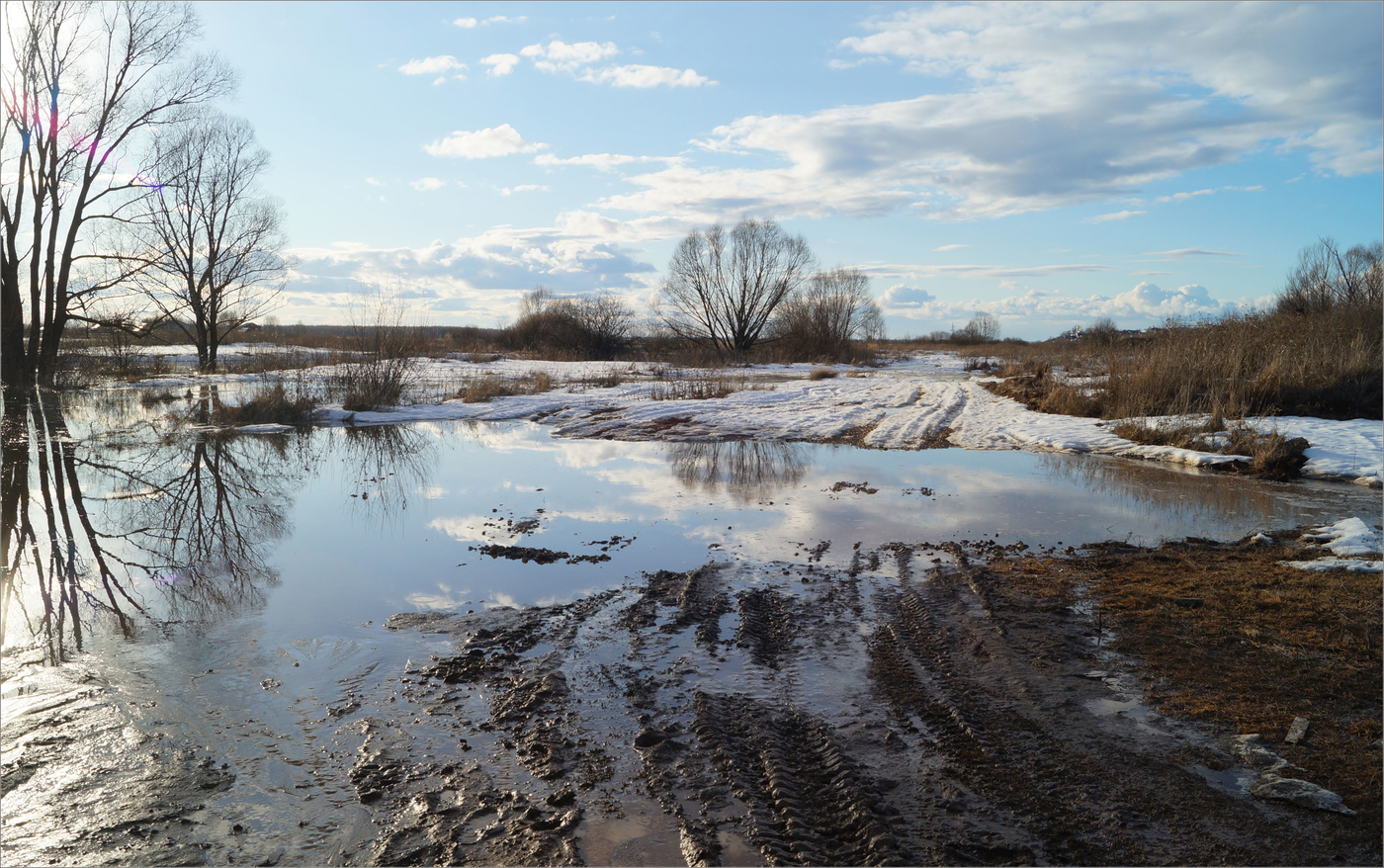 Season of schlechten Straßen