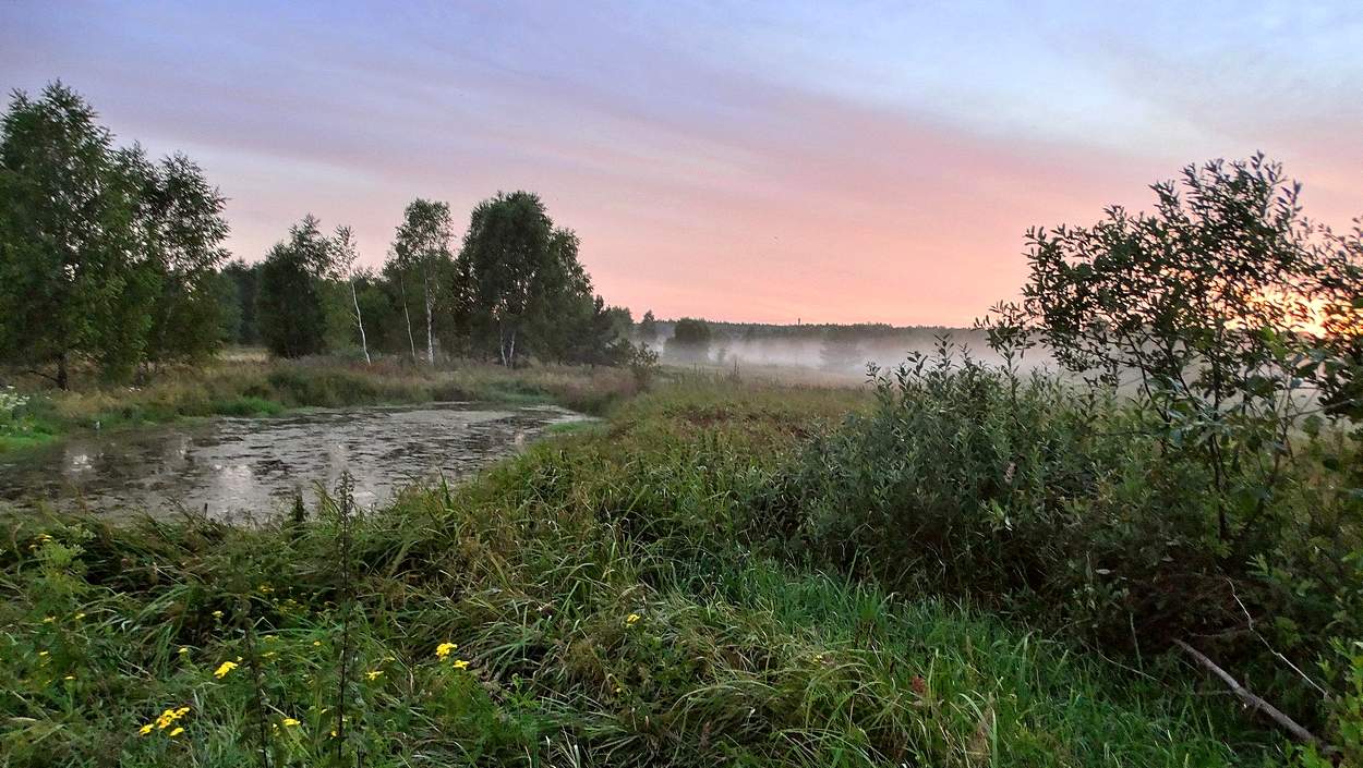 Im Morgengrauen ist es noch still