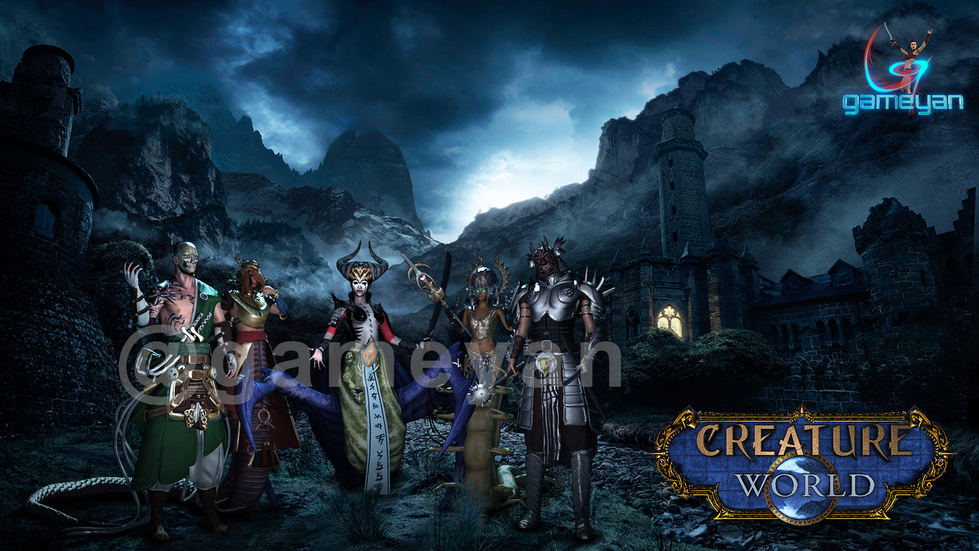 Creature World – 3D MMO Low Poly Game Character - San Antonio, Texas