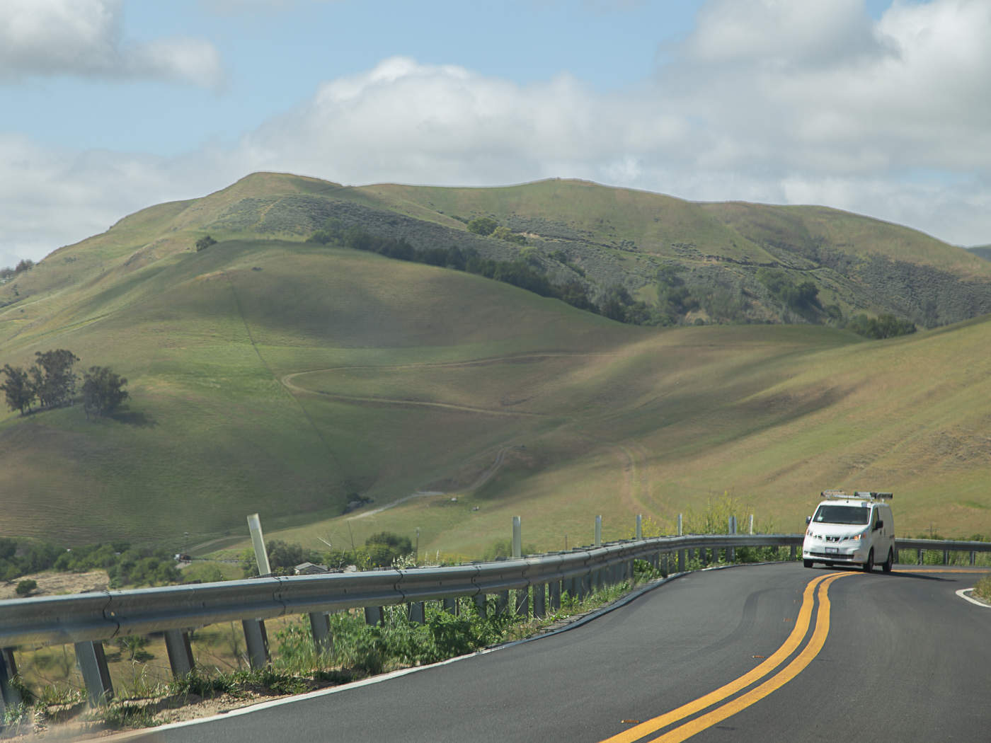 Die Straße in den Bergen