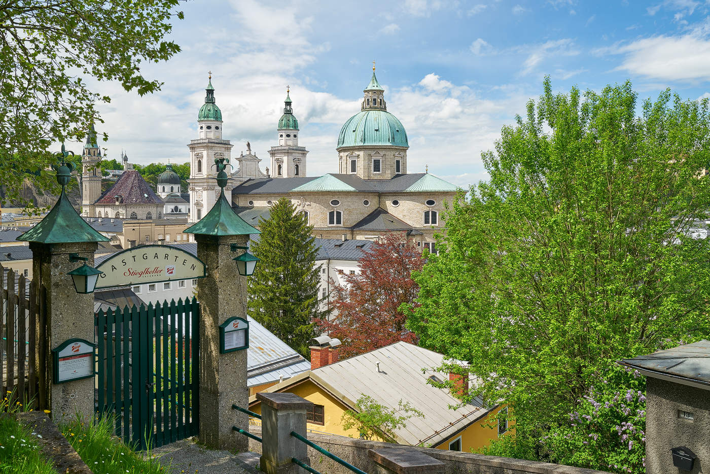 Blick auf Salzburgs Dom