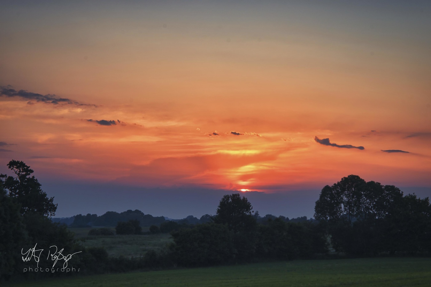 Nach einem sehr warmen Tag...