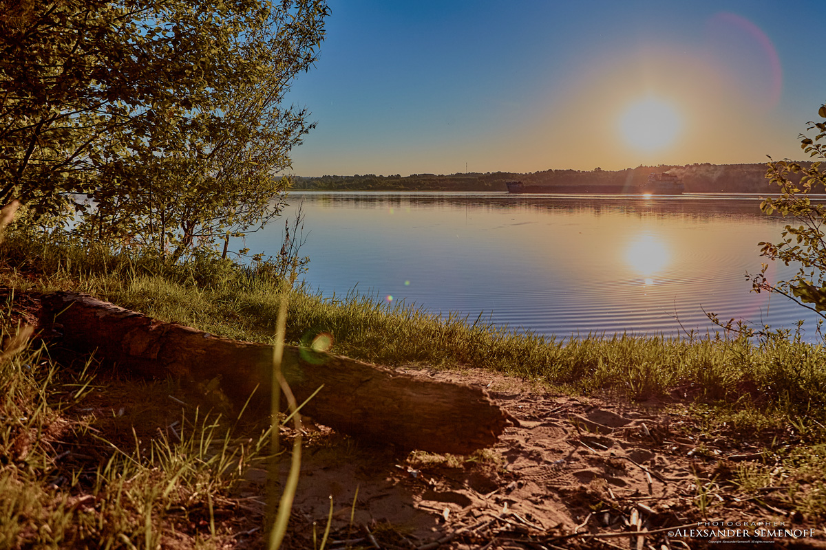 Morgen auf der Wolga